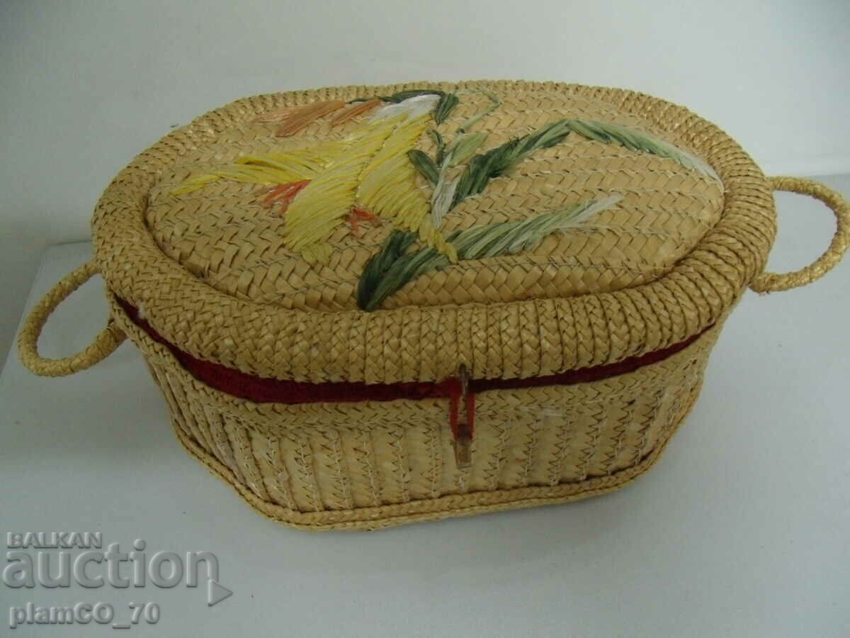 No.*6528 old wicker box - size 20 / 13 / 9 cm - 5 No.*6528 old wicker box - size 20 / 13 / 9 cm - 5