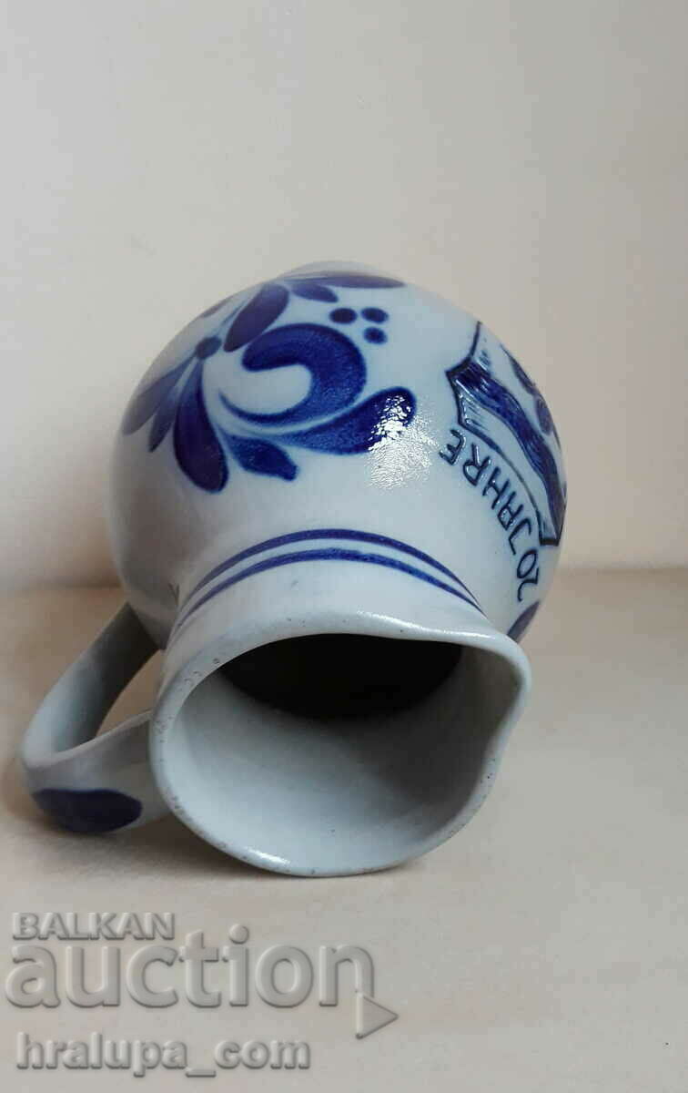 Delivery of Hand painted ceramic jug Delivery of Hand painted ceramic jug