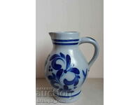 Hand painted ceramic jug