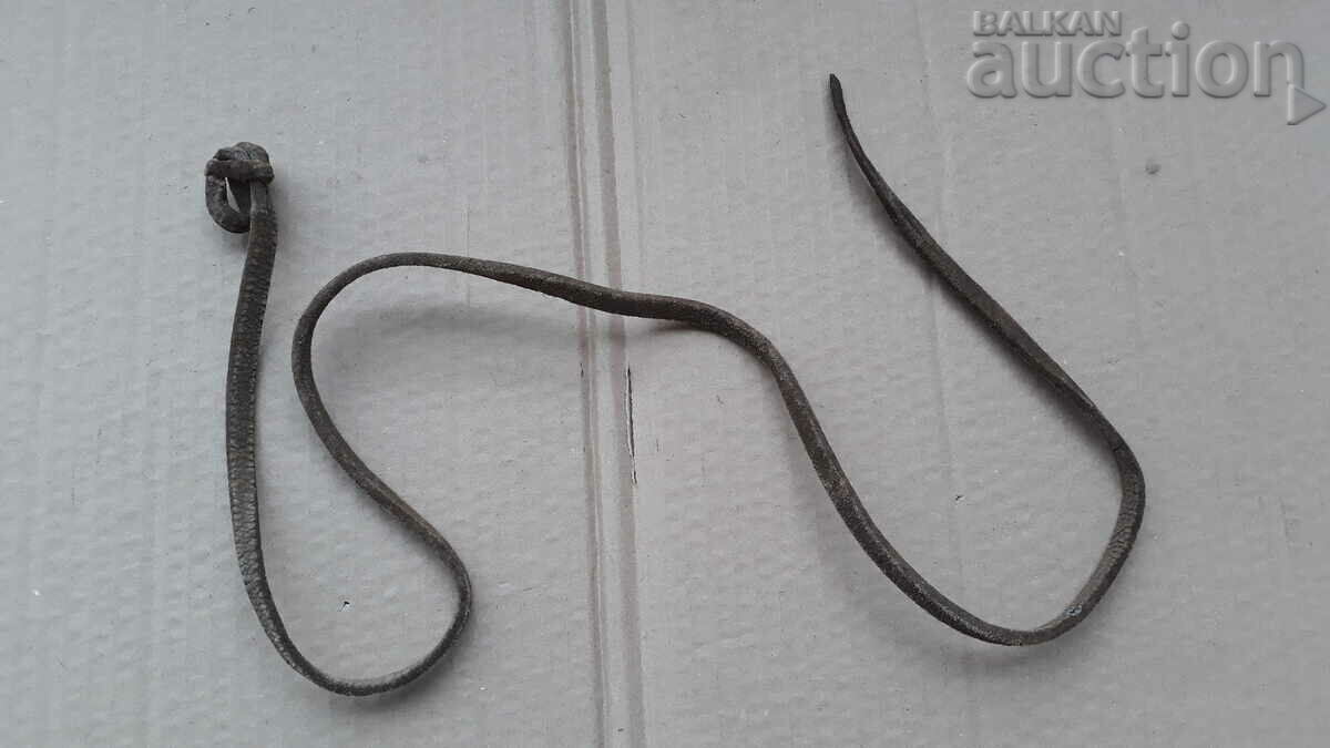 Old primitive leather whip Bich Nagaika