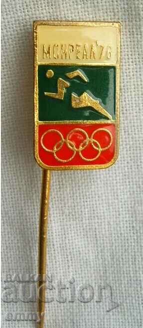 Athletics Badge - Olympic Games Montreal 1976, Canada