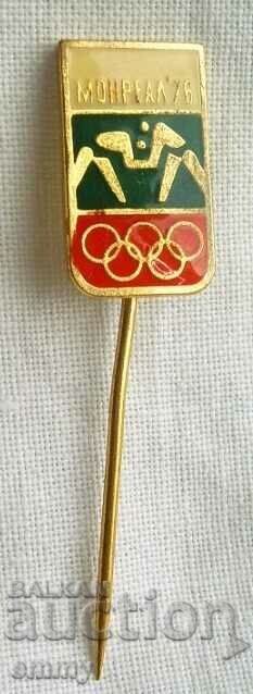 Wrestling Badge - Olympic Games Montreal 1976, Canada