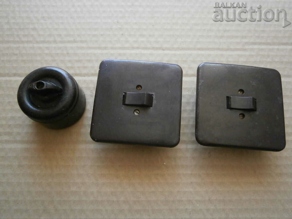 old bakelite single phase switches series switch knob with price 41.00 BGN | € 20.96 old bakelite single phase switches series switch knob with price 41.00 BGN | € 20.96