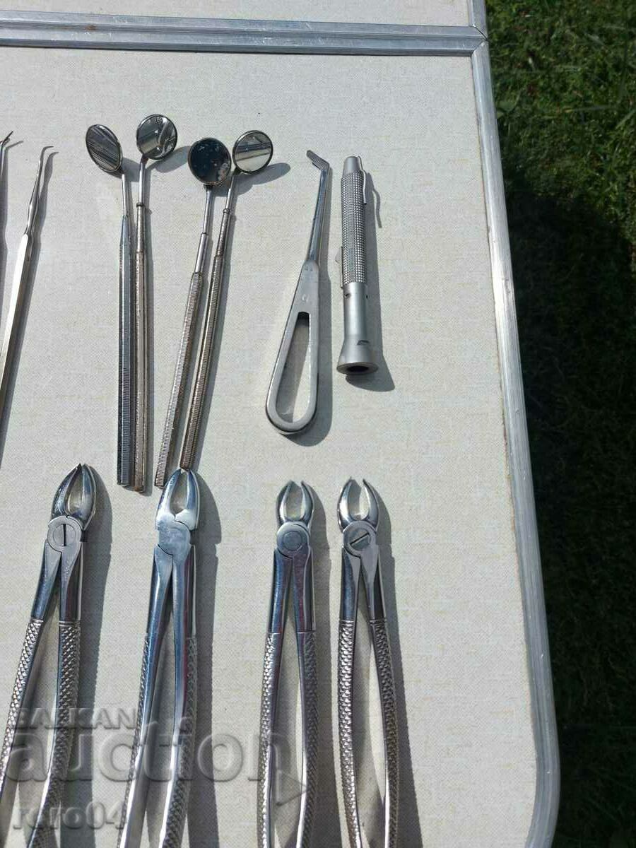 DENTAL INSTRUMENTS - 30 PIECES - COLLECTION - 5 DENTAL INSTRUMENTS - 30 PIECES - COLLECTION - 5