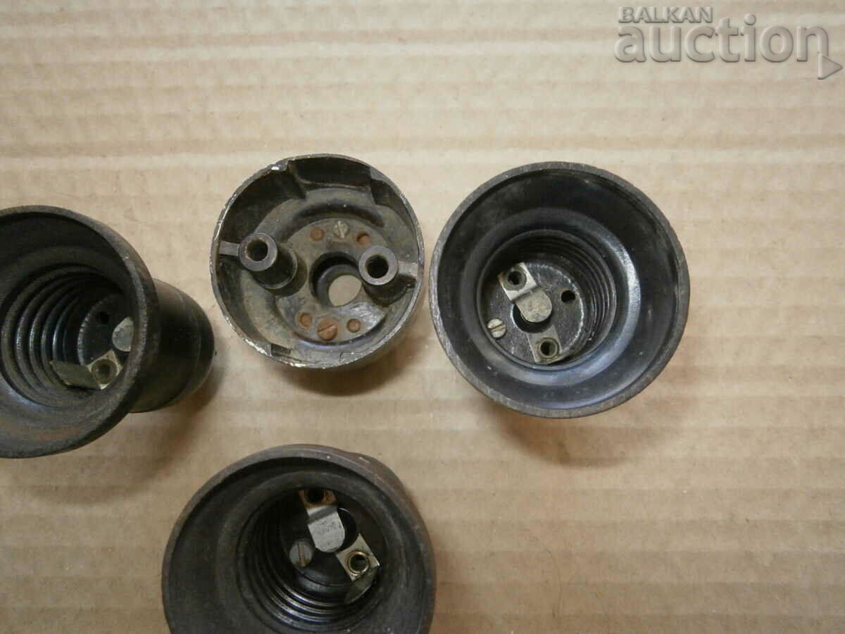 old bakelite monophase sockets console lamp socket - 6