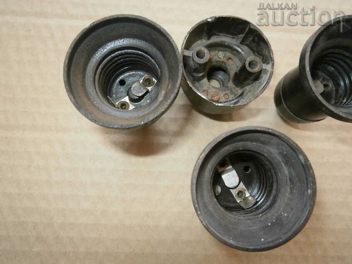 old bakelite monophase sockets console lamp socket - 7