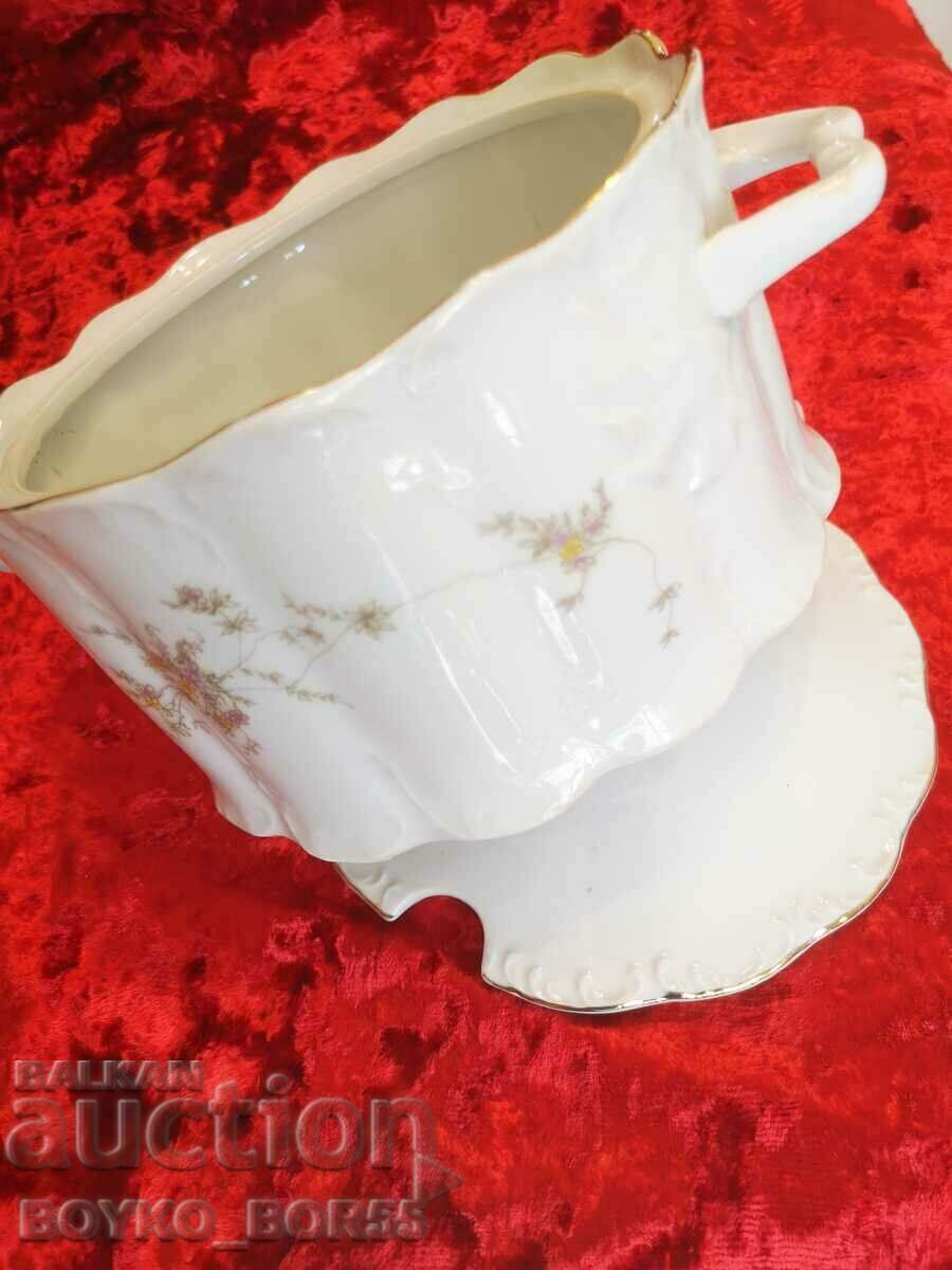 Original Bulgarian Soc Porcelain Soup Bowl Razgrad 1960s - 5 Original Bulgarian Soc Porcelain Soup Bowl Razgrad 1960s - 5