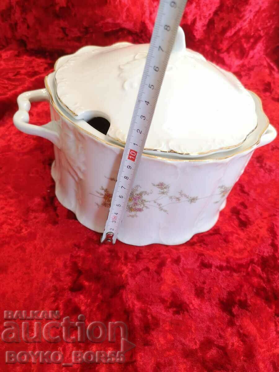 Original Bulgarian Soc Porcelain Soup Bowl Razgrad 1960s - 7 Original Bulgarian Soc Porcelain Soup Bowl Razgrad 1960s - 7