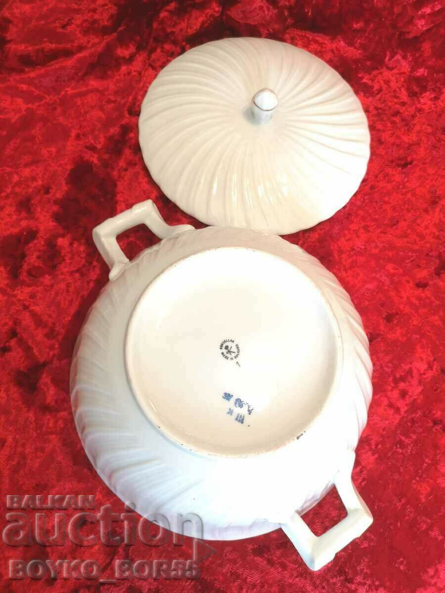 Παράδοση Εκλεκτό βουλγαρικό μπολ σούπας αντίκες από πορσελάνη Παράδοση Εκλεκτό βουλγαρικό μπολ σούπας αντίκες από πορσελάνη