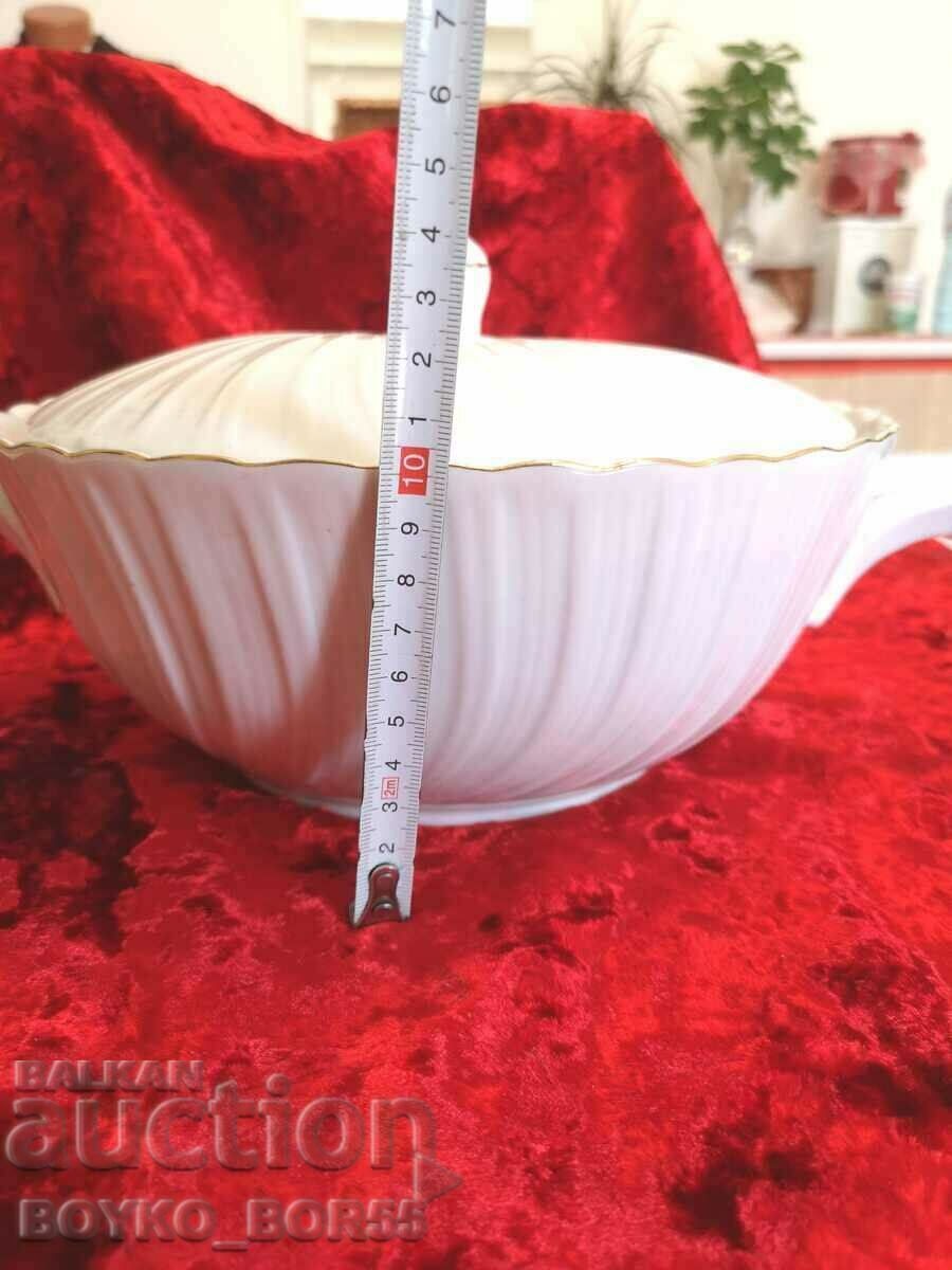 Εκλεκτό βουλγαρικό μπολ σούπας αντίκες από πορσελάνη - 6 Εκλεκτό βουλγαρικό μπολ σούπας αντίκες από πορσελάνη - 6