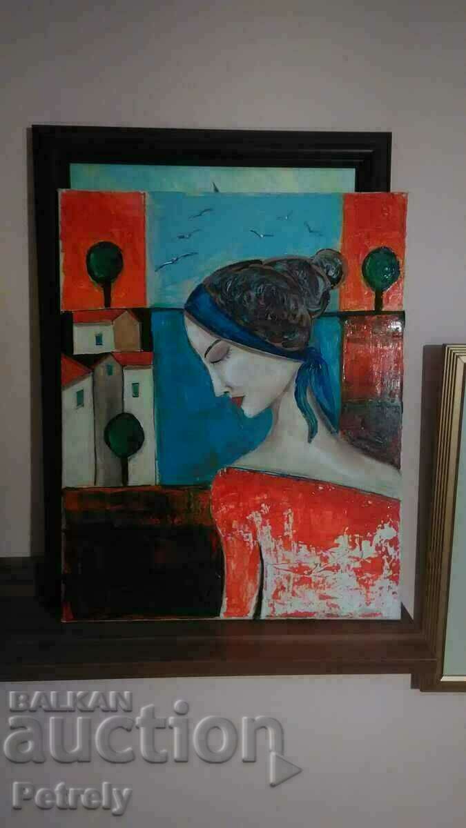 Ελαιογραφία με τιμή 120.00 BGN | € 61.36 Ελαιογραφία με τιμή 120.00 BGN | € 61.36