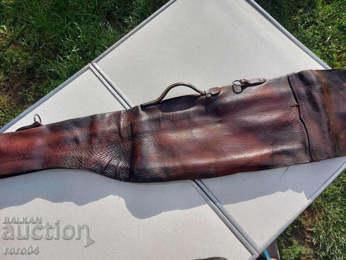 RIFLE CASE - LEATHER - WWII - 5 RIFLE CASE - LEATHER - WWII - 5