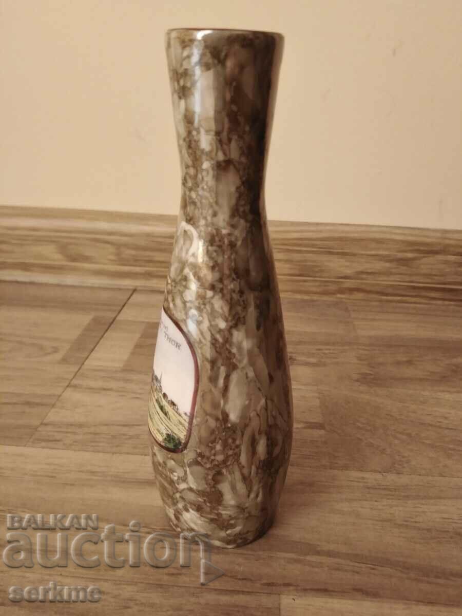 Porcelain vase with price 9.00 BGN | € 4.60 Porcelain vase with price 9.00 BGN | € 4.60