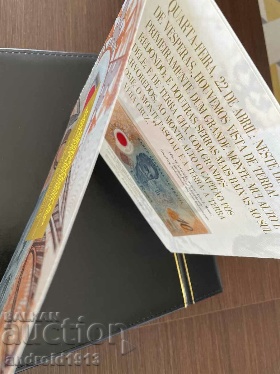 BRAZIL 2000 - 10 REAL, UNC, JUBILEE, FOLDER - 6 BRAZIL 2000 - 10 REAL, UNC, JUBILEE, FOLDER - 6