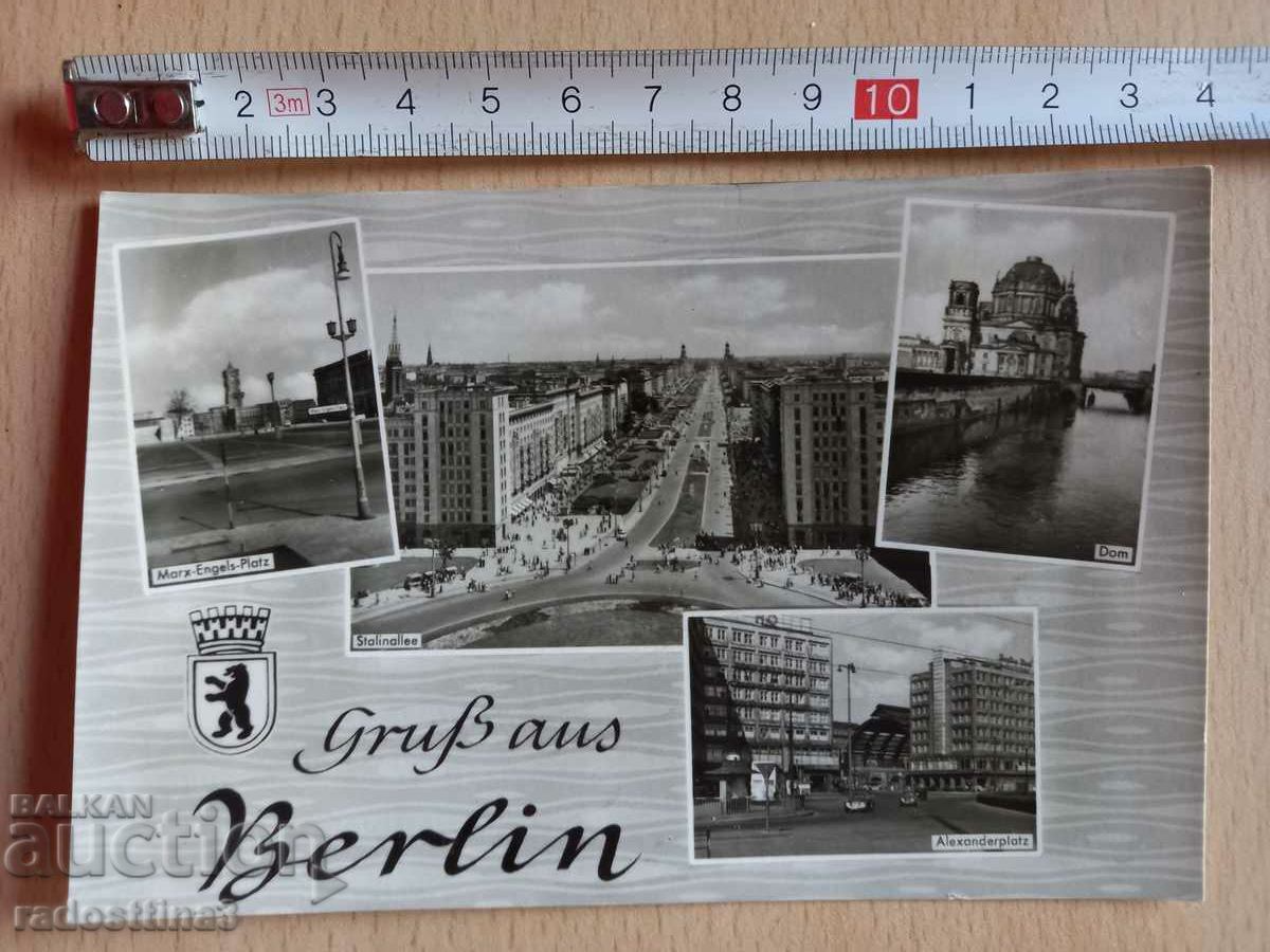 Картичка ГДР Берлин Postcard DDR Berlin