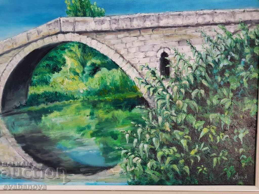 Delivery of Anna Banova Most Kadin landscape Oil paints canvas Delivery of Anna Banova Most Kadin landscape Oil paints canvas