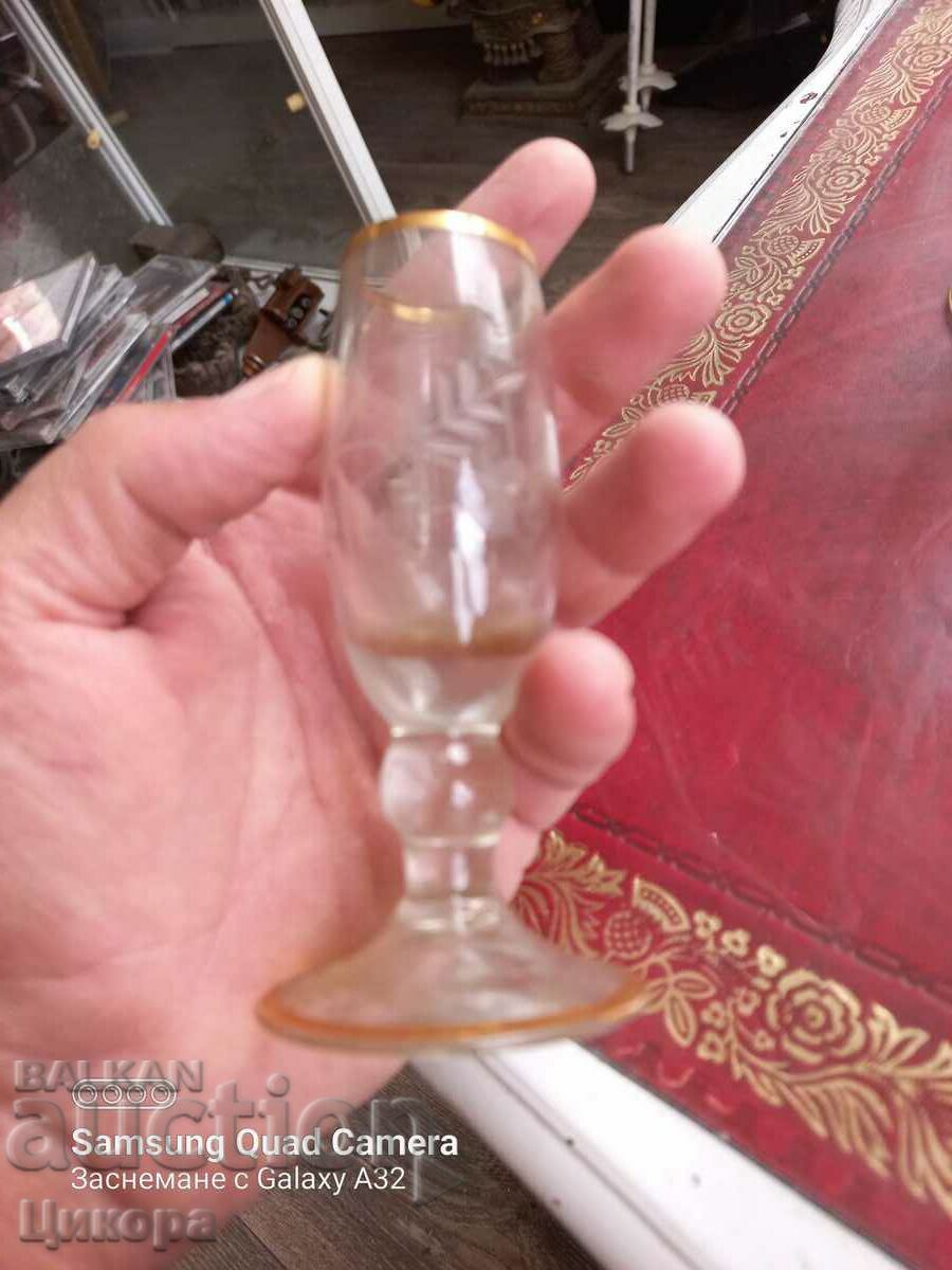 Auction  OLD GLASS SET FOR BRANDY