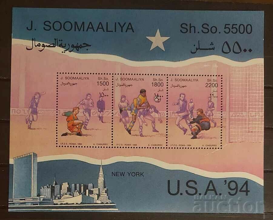 Somalia 1994 Sports / Football Block MNH