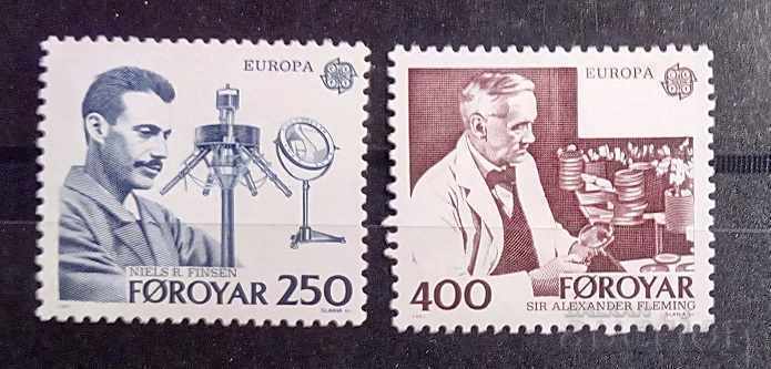 Faroe Islands 1983 Europe CEPT Personalities / Inventions MNH