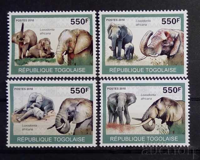 Τόγκο 2010 Πανίδα / Ζώα / Ελέφαντες MNH
