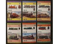 Nevis 1985 Locomotive seria a doua MNH