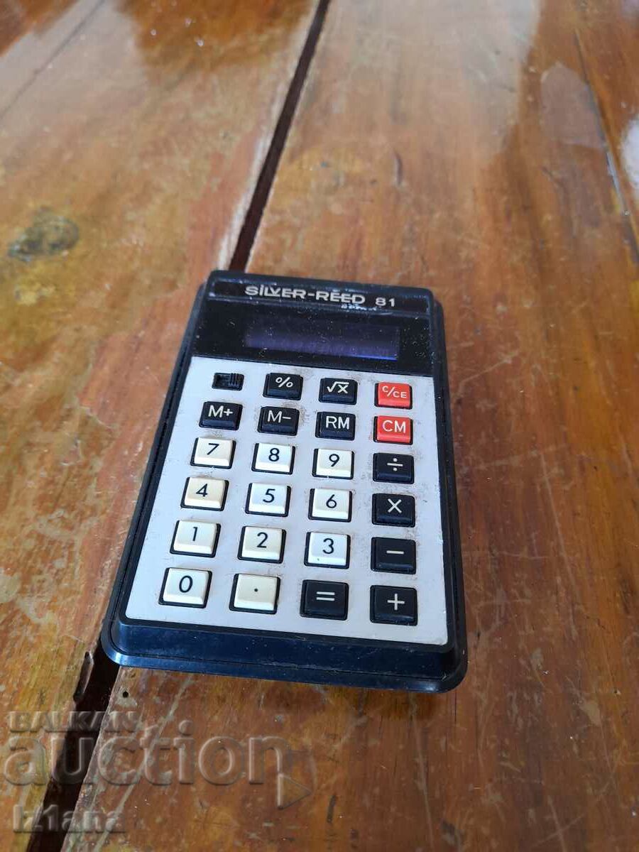 Old Silver Reed 81 calculator