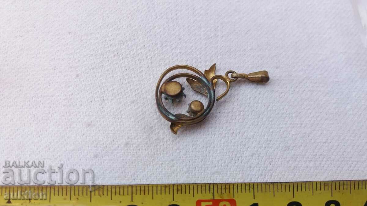 MACHINE GOLD PLATED RENAISSANCE JEWELRY PENDANT - 7 MACHINE GOLD PLATED RENAISSANCE JEWELRY PENDANT - 7