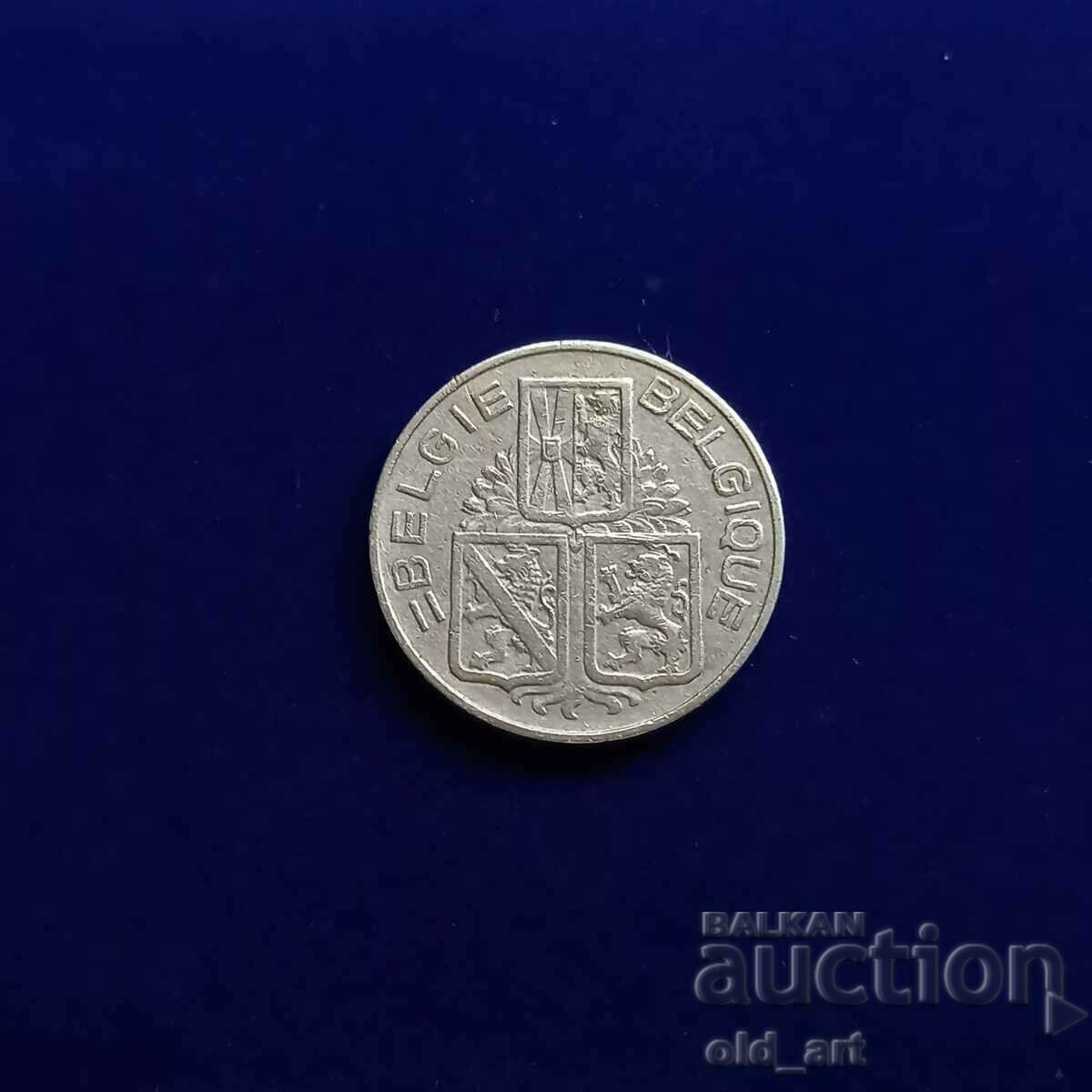 Монета - Белгия, 1 франк 1939 г. с цена € 0.50 | 0.98 лв.