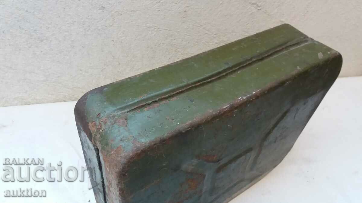 MILITARY FUEL CAN 10 LITERS METAL - 5 MILITARY FUEL CAN 10 LITERS METAL - 5
