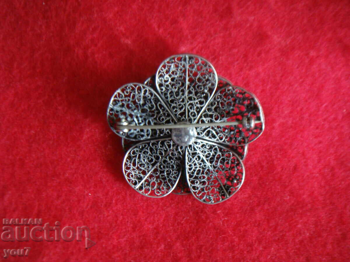 Old silver brooch - filigree! with price 69.00 BGN | € 35.28 Old silver brooch - filigree! with price 69.00 BGN | € 35.28