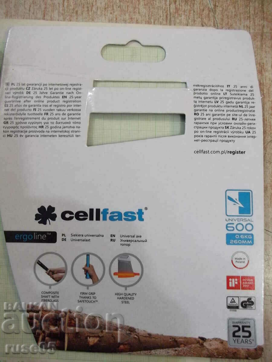 Universal ax "ERGO 0.6 kg / 26 cm - CELLFAST" new - 7 Universal ax "ERGO 0.6 kg / 26 cm - CELLFAST" new - 7