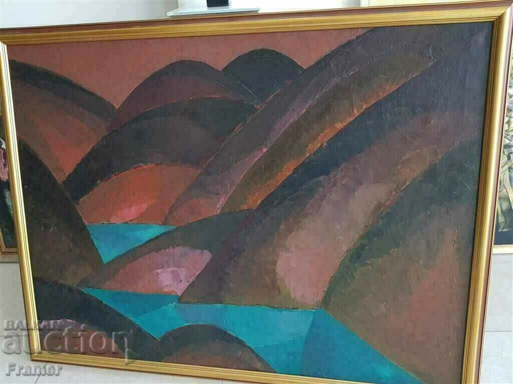 Vanya Decheva - Danail Dechev Peisajul râului Erma ÎMPĂRÂRII 1967 OHI cu preț 6900.00 BGN | € 3527.91 Vanya Decheva - Danail Dechev Peisajul râului Erma ÎMPĂRÂRII 1967 OHI cu preț 6900.00 BGN | € 3527.91