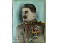 Portretul lui Iosif Vissarionovici Stalin URSS socială timpurie