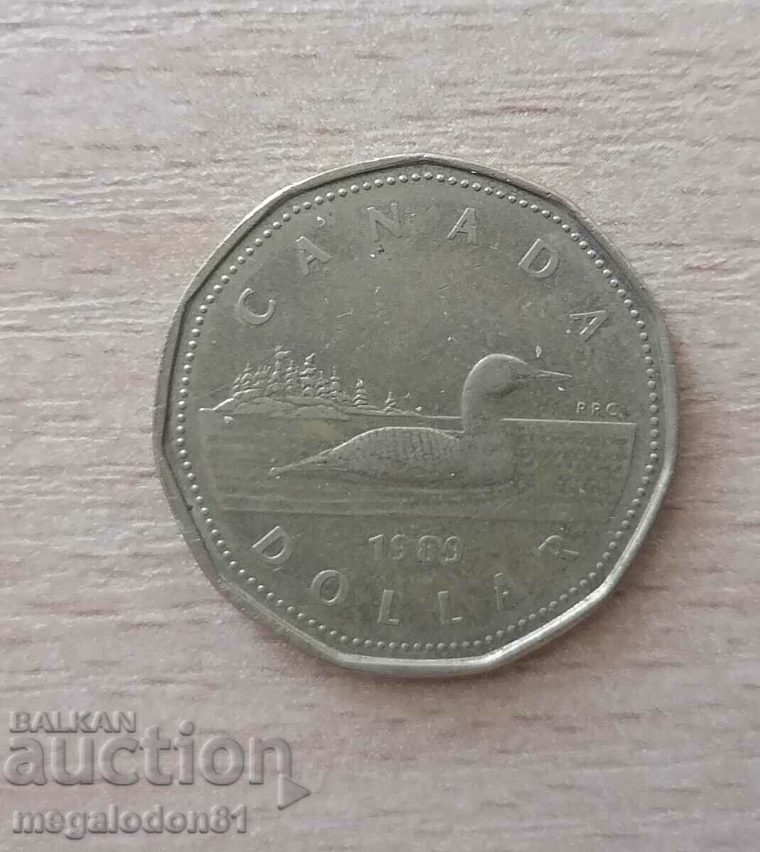 Καναδάς - 1 δολάριο 1989