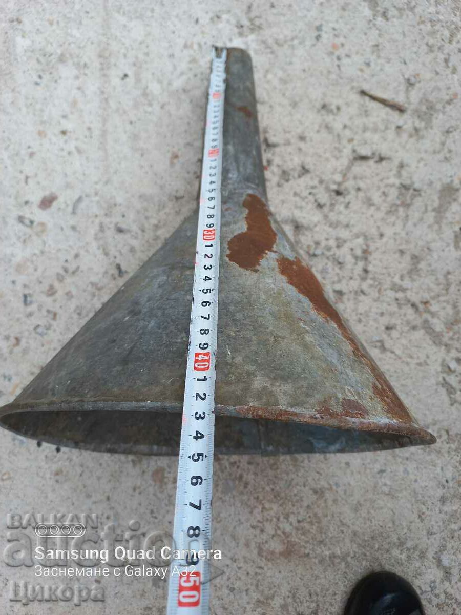 LARGE OLD METAL FUNNEL with price 30.00 BGN | € 15.34 LARGE OLD METAL FUNNEL with price 30.00 BGN | € 15.34