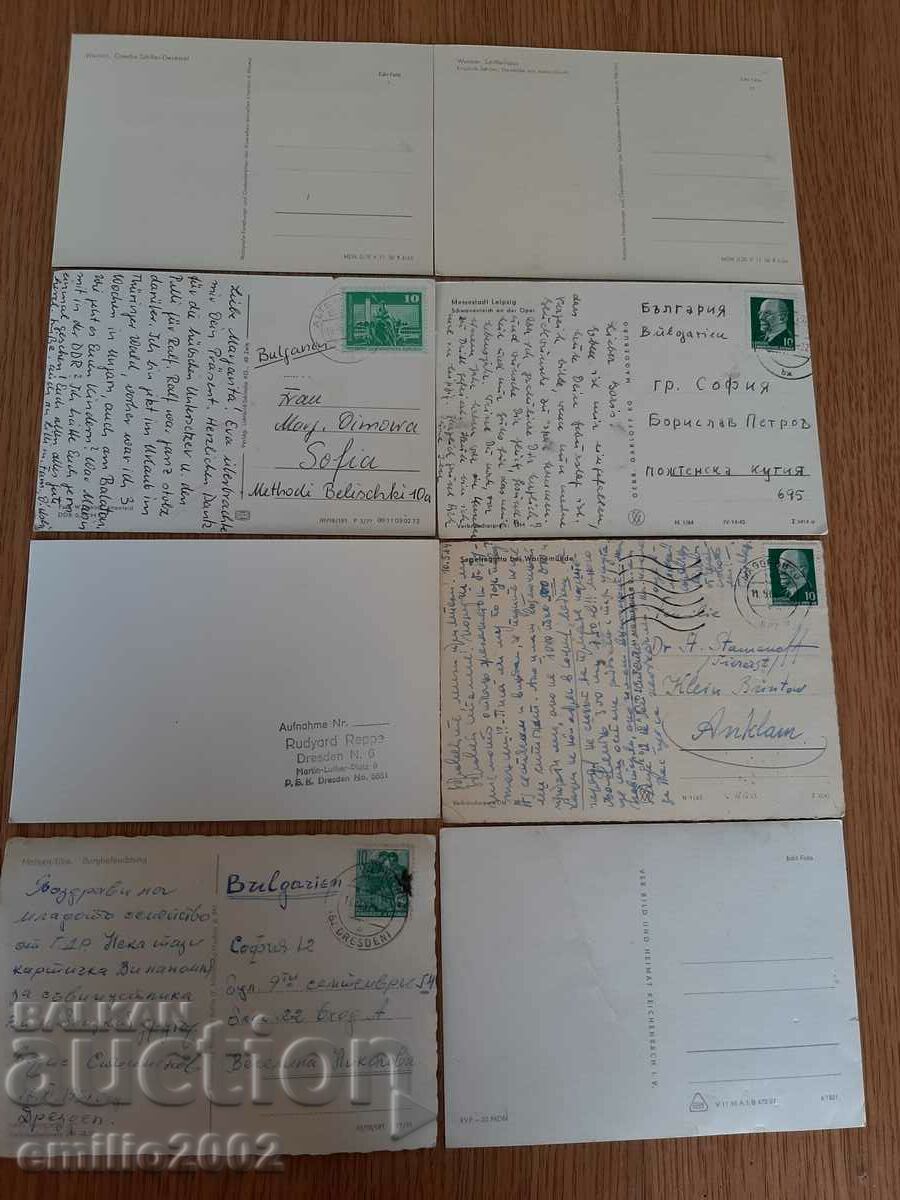 Delivery of Postcards GDR DDR 024 Delivery of Postcards GDR DDR 024