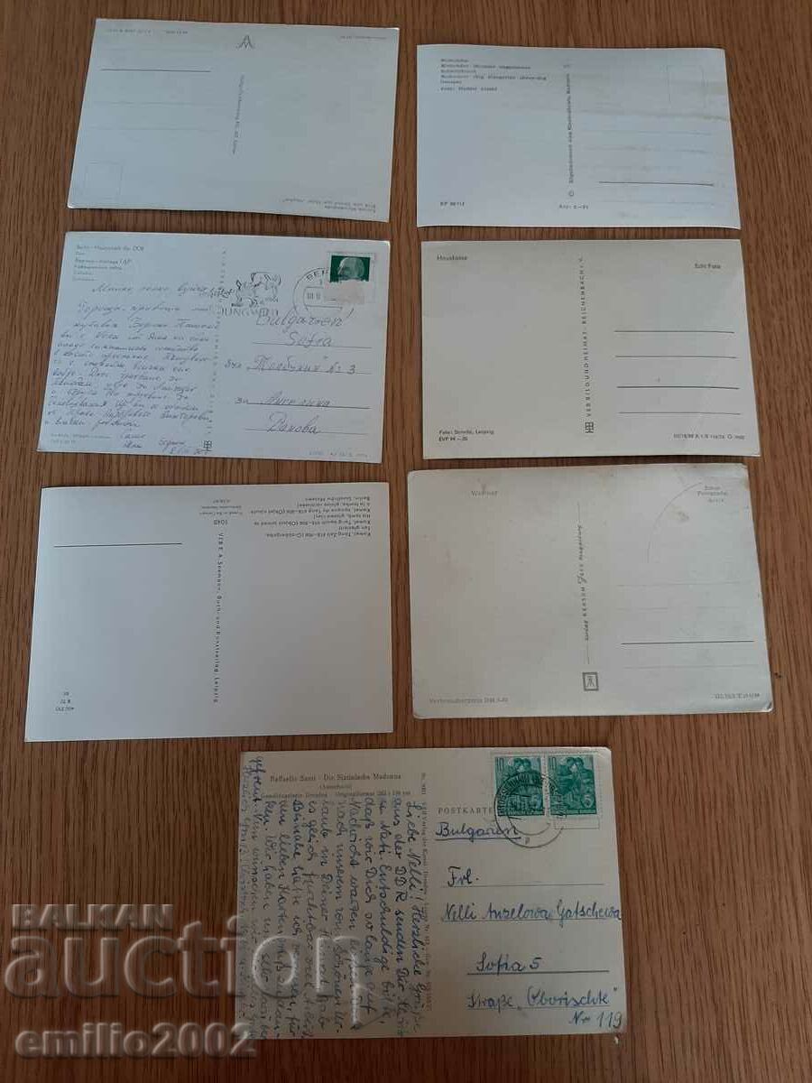Delivery of Postcards GDR DDR 037 Delivery of Postcards GDR DDR 037