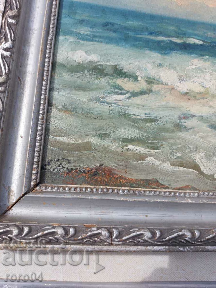 EVGENI BUGAEV ( 1925 - 2002 ) SEA LANDSCAPE with price 670.00 BGN | € 342.57 EVGENI BUGAEV ( 1925 - 2002 ) SEA LANDSCAPE with price 670.00 BGN | € 342.57