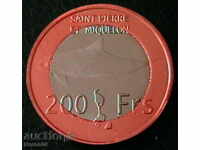 200 franci 2013 Essai, Saint Pierre și Miquelon
