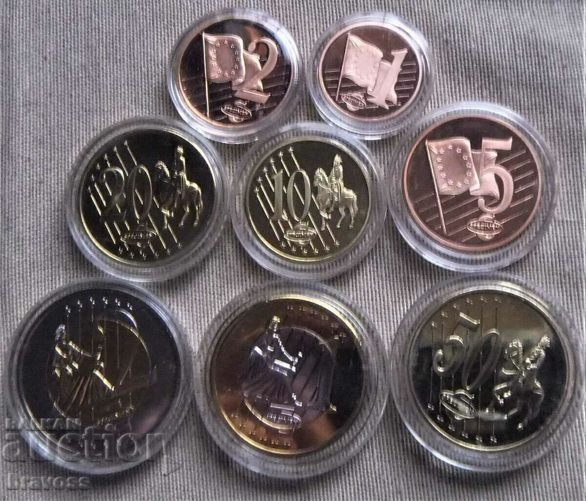 Turkey - Euro set - 1c - 2e - 2003 - sample