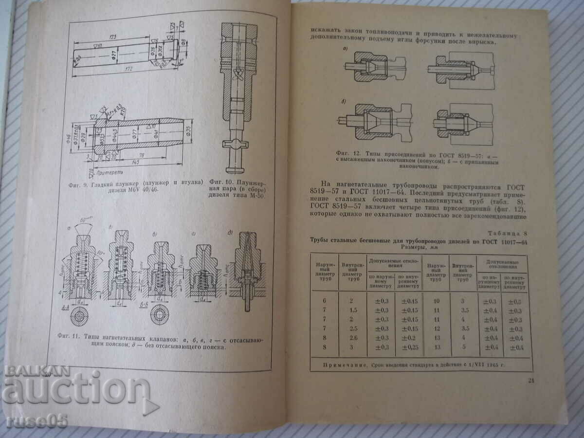 Auction Book "Construction and calculation of diesel heating equipment - R. Rusinov" - 148 pages Auction Book "Construction and calculation of diesel heating equipment - R. Rusinov" - 148 pages