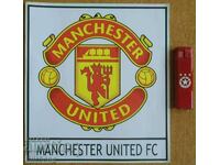 Large Football Sticker - Manchester United.