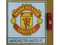 Autocolant mare de fotbal - Manchester United.