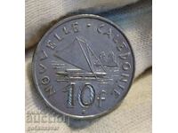 10 franci Noua Caledonie 2007