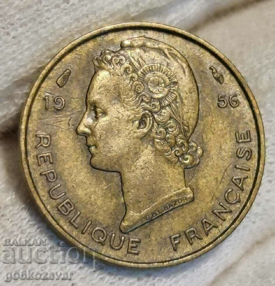 French West Africa 5 Francs 1956 with price 3.90 BGN | € 1.99 French West Africa 5 Francs 1956 with price 3.90 BGN | € 1.99