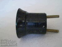 old Bakelite Socket with contact tip
