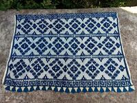 OLD BED COVER EMBROIDERY ONE HOOK SHEET BULANA NRB