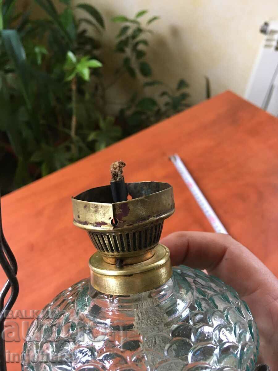 Livrarea LAMPĂ PE GAZ LAMPĂ ANTIQUE SĂNĂTOSĂ LAMPĂ STICLĂ
