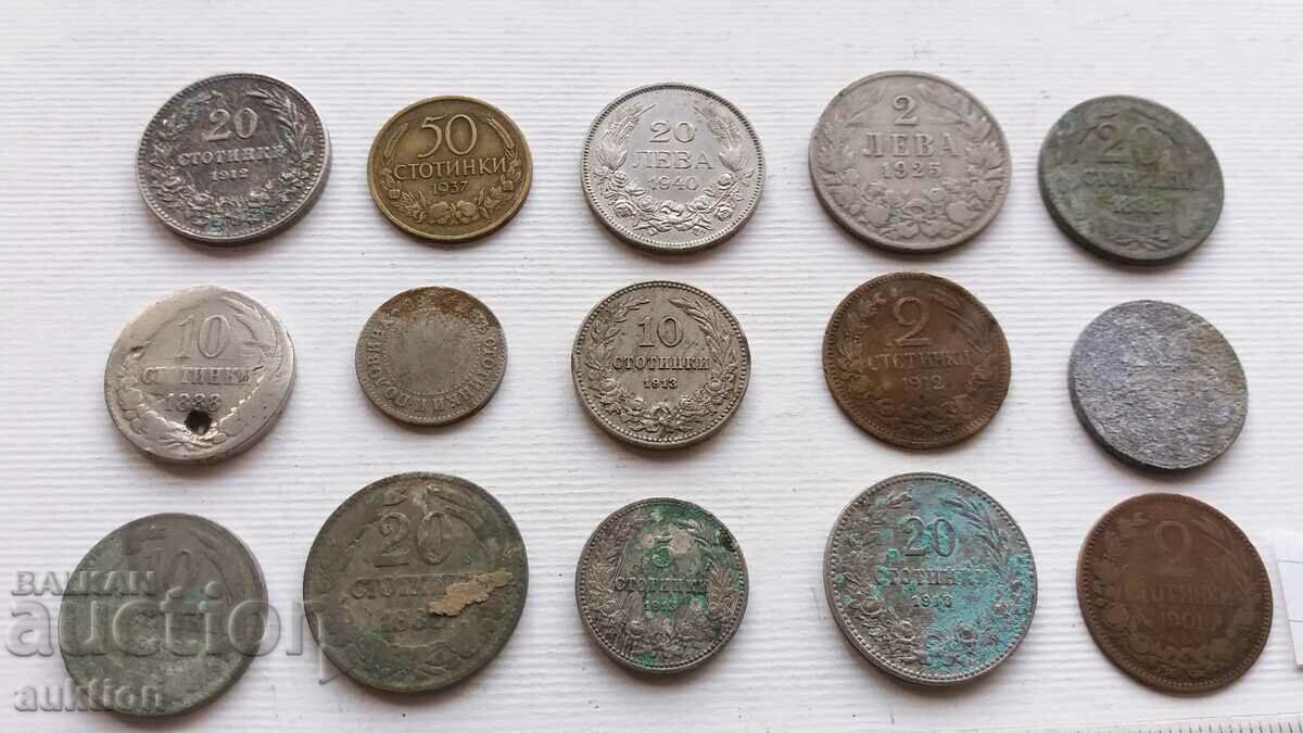 COLLECTION OF 15 VARIOUS ROYAL COINS 1888 - 1940
