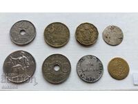 COLLECTION OF 8 ROYAL FOREIGN COINS 1848-1950